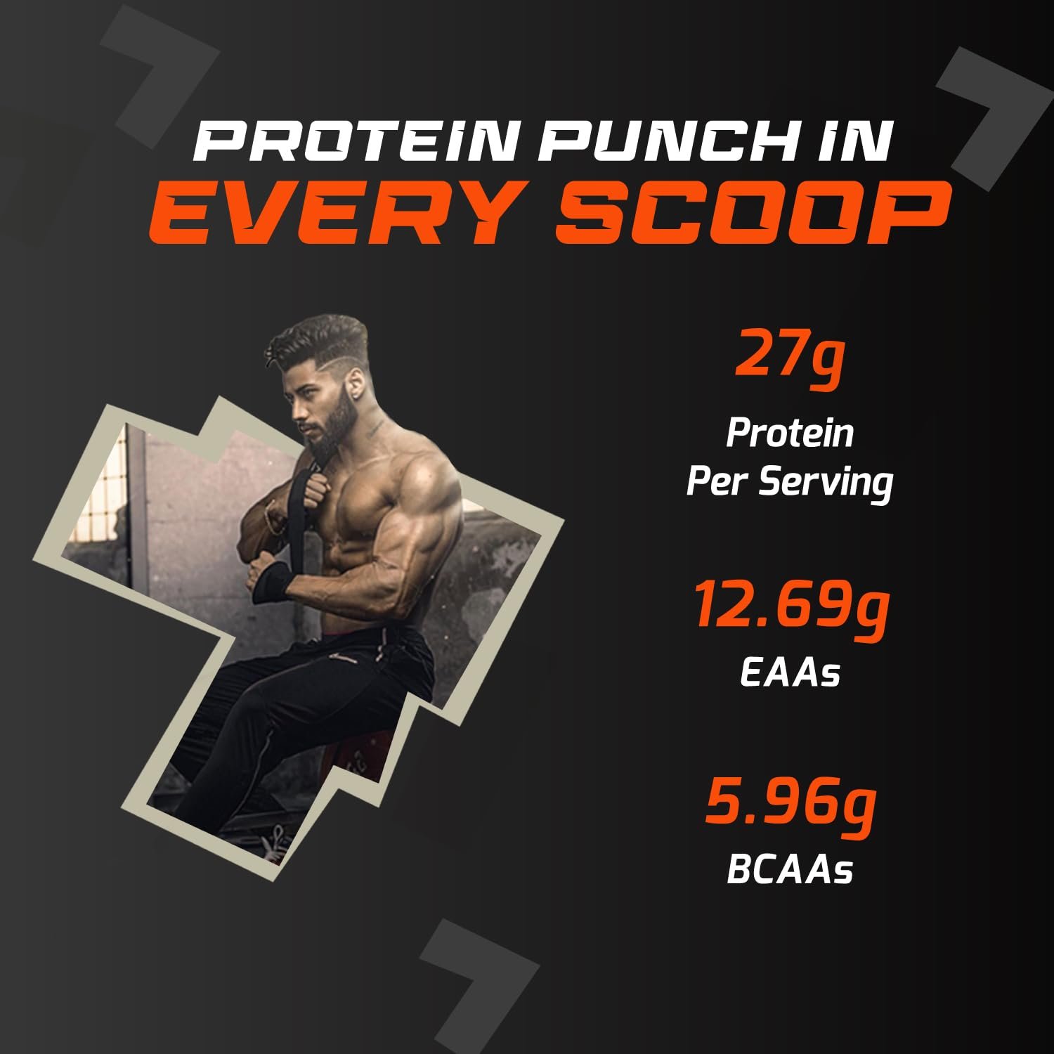 FUELONE Whey Max ( 1kg / 2.2lbs) | Whey Protein Concentrate & Whey Protein Isolate | 27g Protein - Image 4