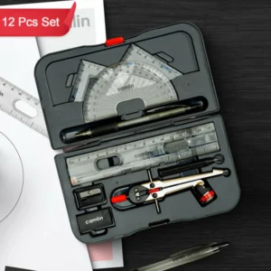 Camlin-Scholar-Pro-Geometry-Box-–-12-Piece-Maths-Drawing-Instruments-Set-