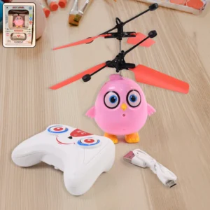 Electroplay-Flying-Bird-RC-Toy-with-LED-Remote-Control-–-Pink-Owl-Design-1-Set-