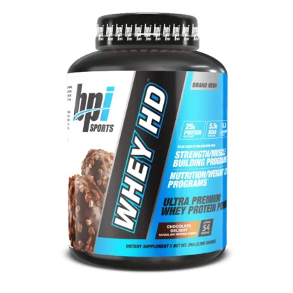 BPI Sports Whey HD – 2 Kg (4.4 Lb), Chocolate Delight